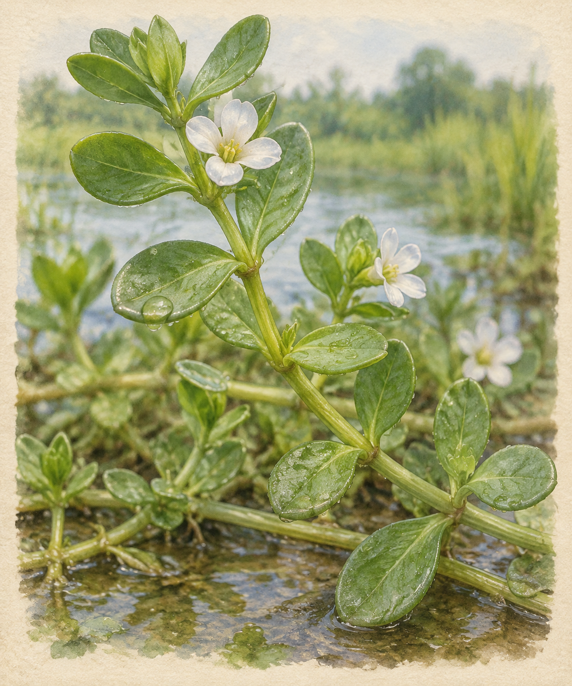 Bacopa: Medicinal leaves