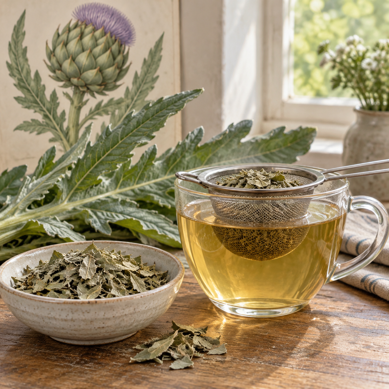 Artichoke: Leaf infusion