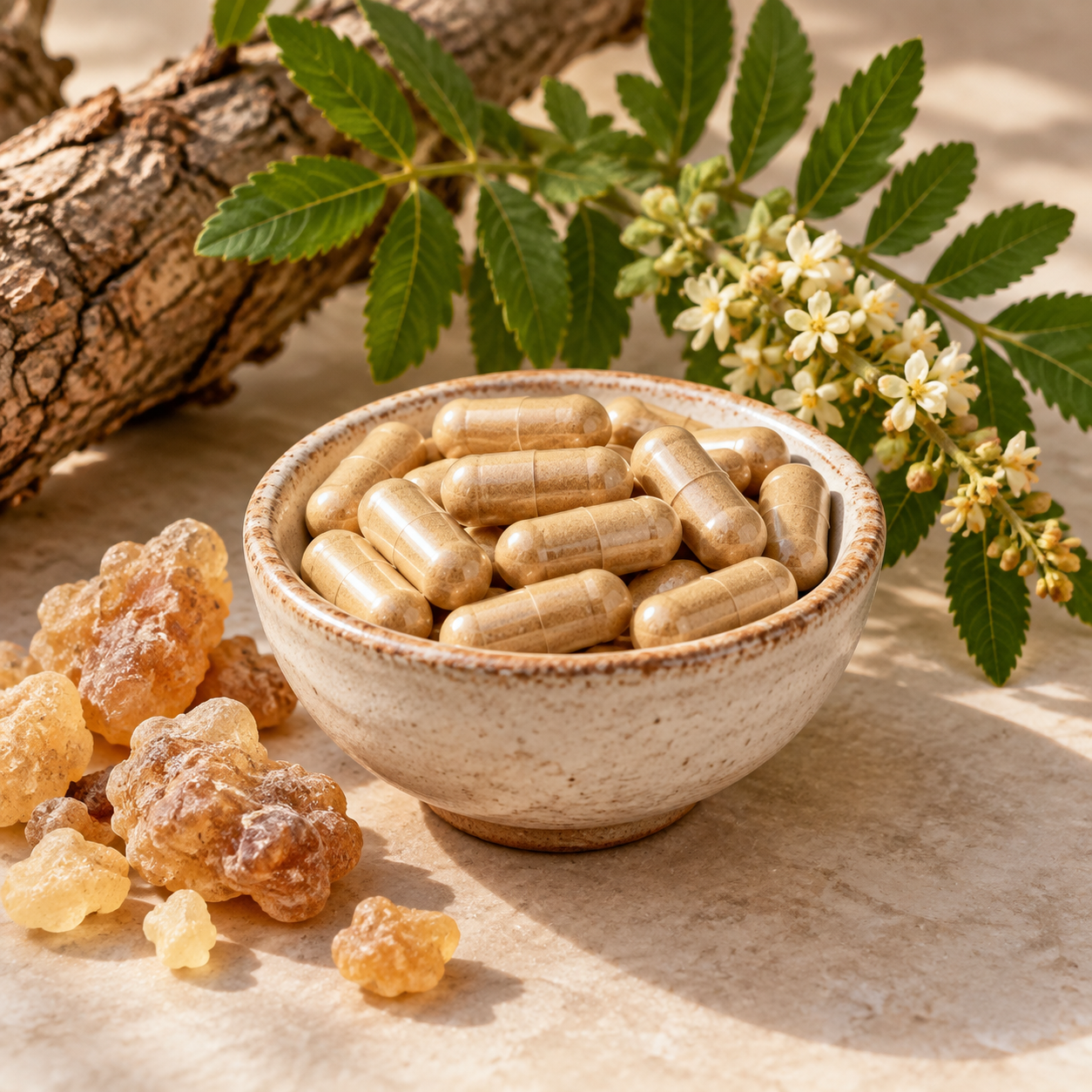 Indian frankincense: Resin capsules