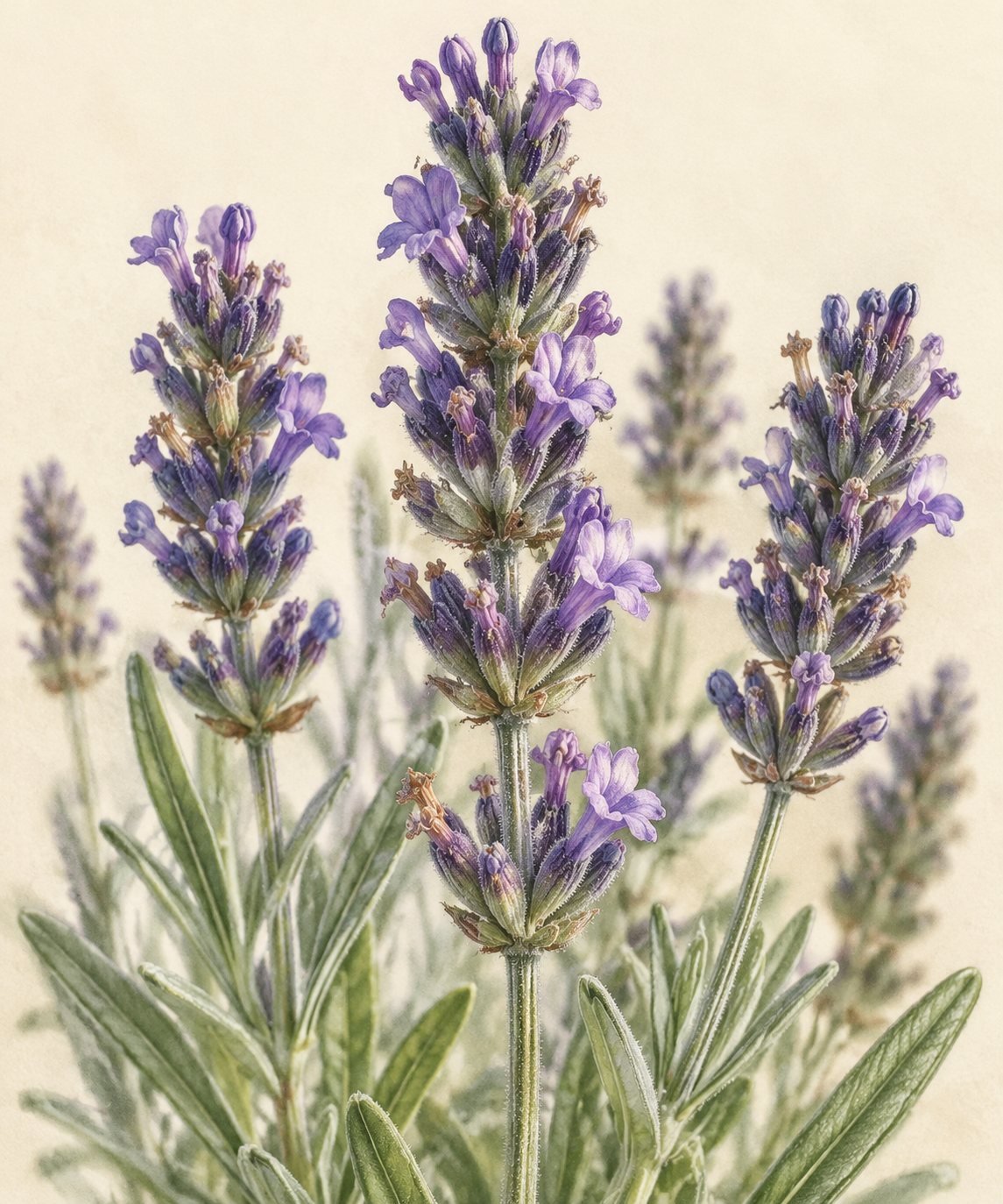 English lavender: Flower close-up