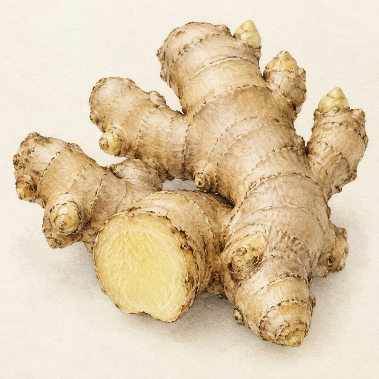 Ginger: Fresh ginger