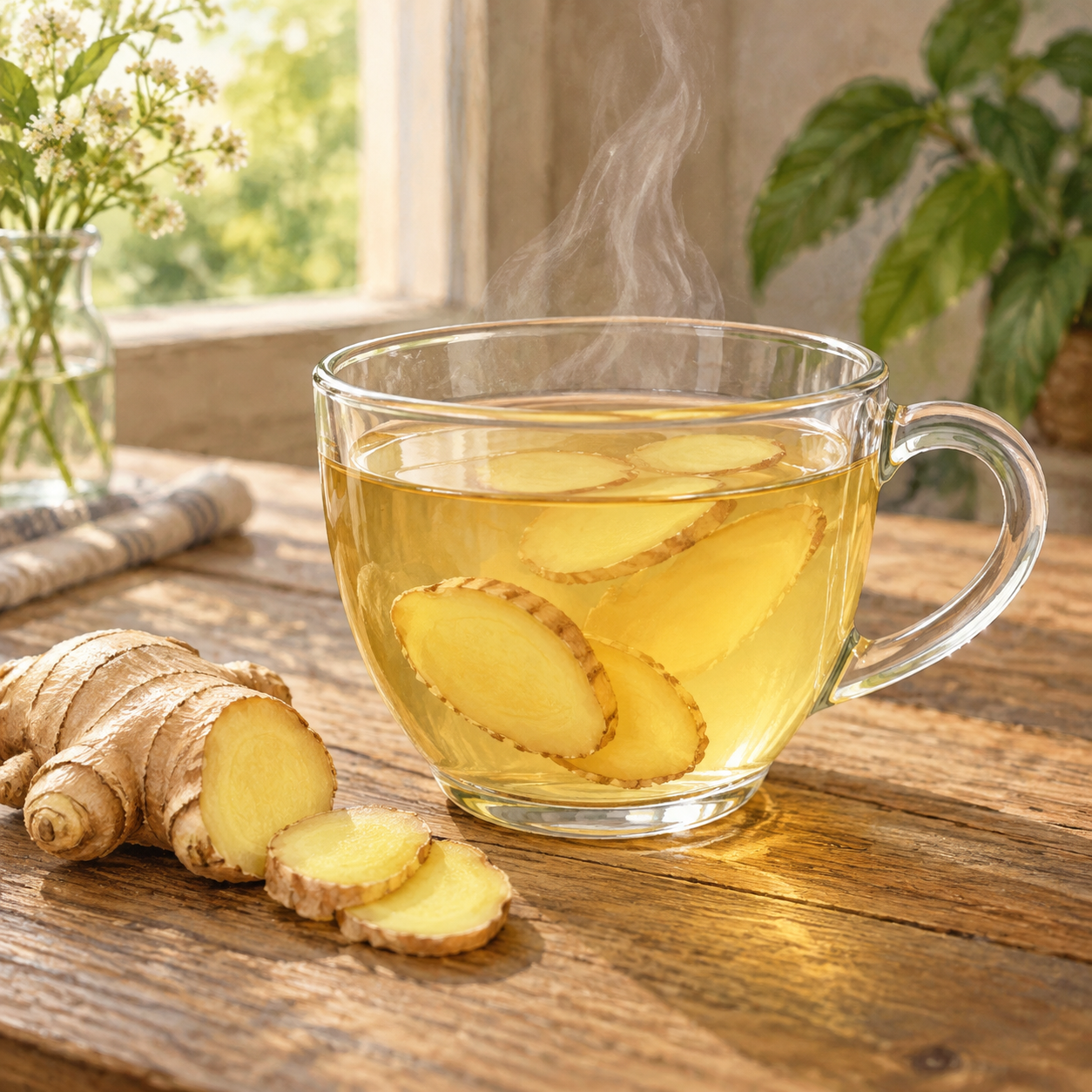Ginger: Ginger infusion
